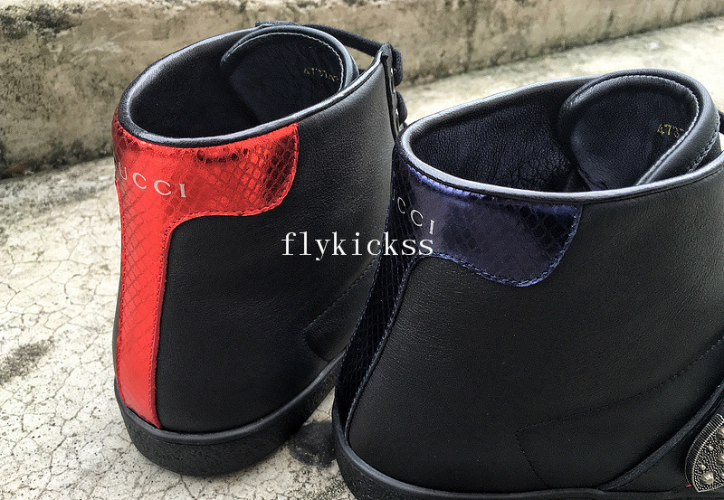 GC Ace Embroidered Sneaker High Top Black